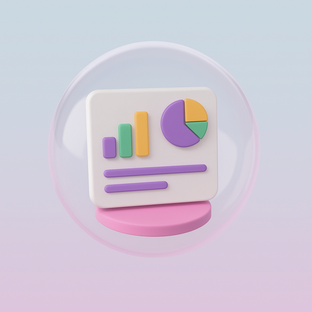 Analytics dashboard icon